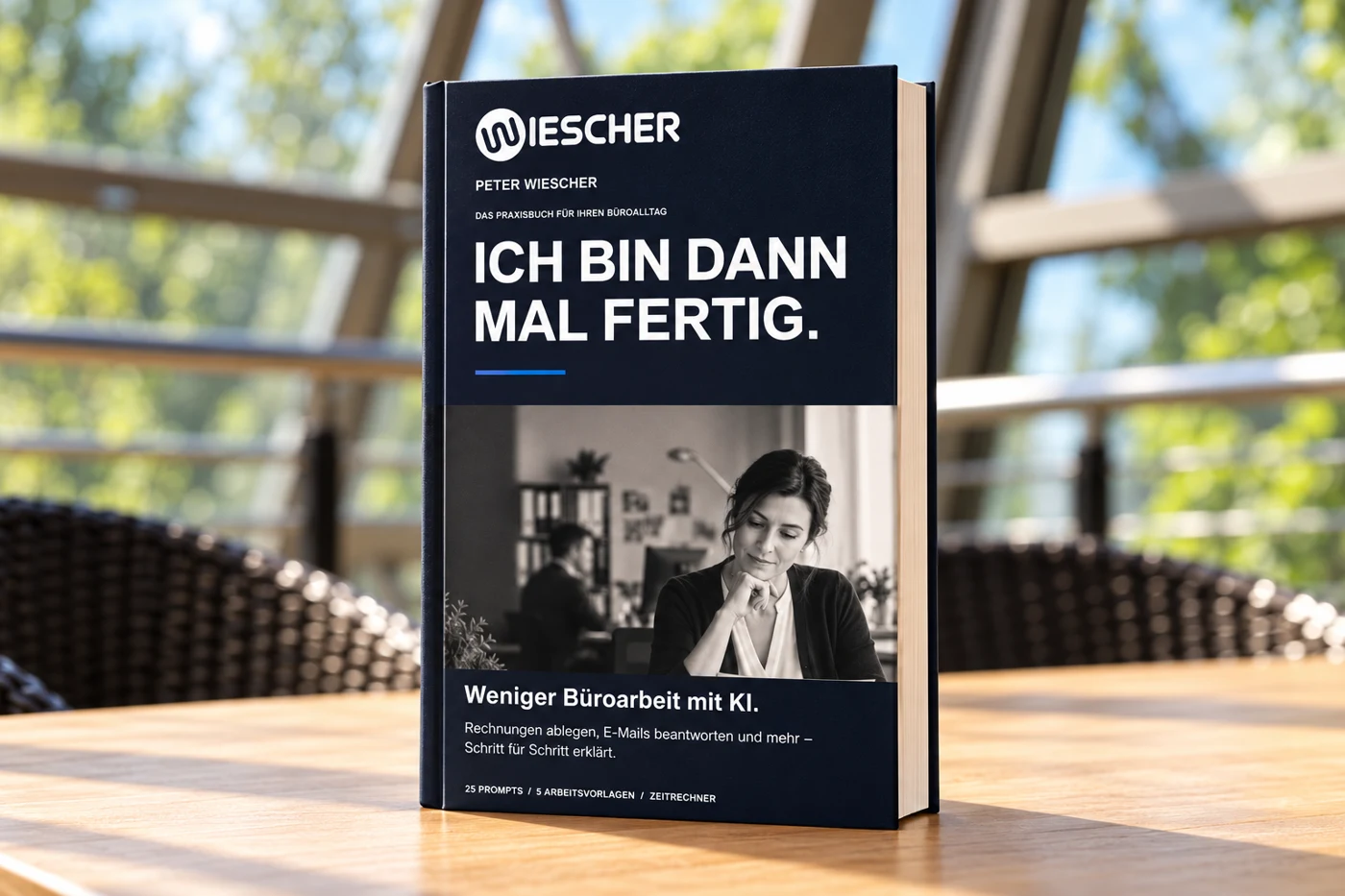 Book visualisation at MeetingPoint: Ich bin dann mal fertig.